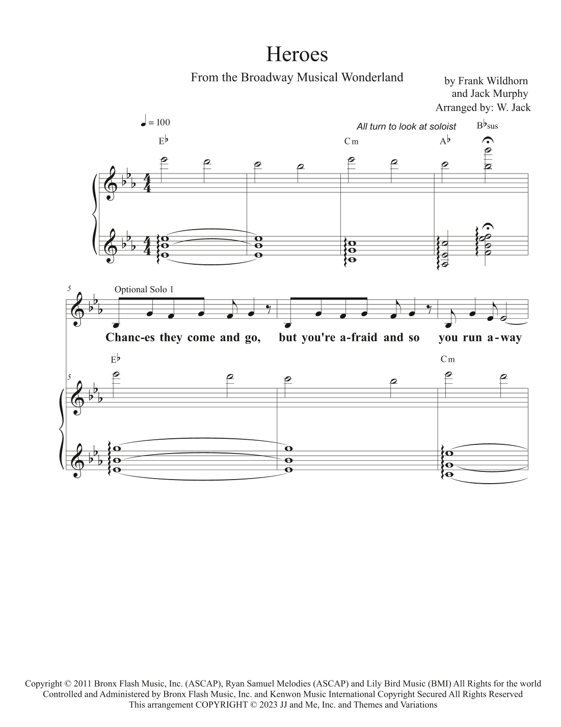 Heroes (arr. W. Jack)