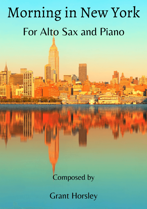"Morning in New York" Alto Sax and Piano- Early Intermediate