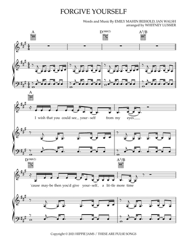Forgive Yourself (arr. Whitney Lussier)