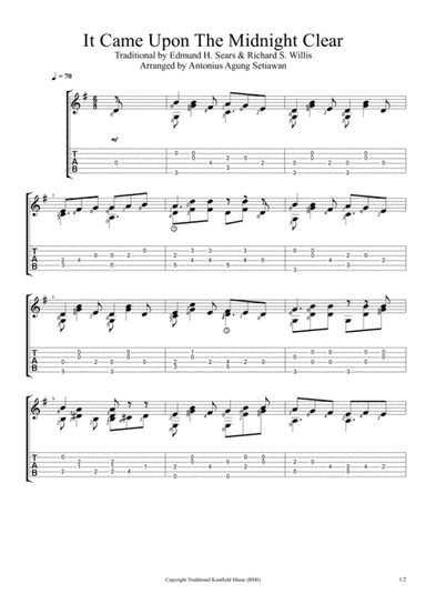 It Came Upon A Midnight Clear (arr. Antonius Agung Setiawan)