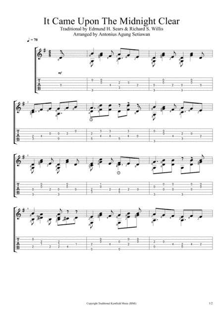 It Came Upon A Midnight Clear (arr. Antonius Agung Setiawan)