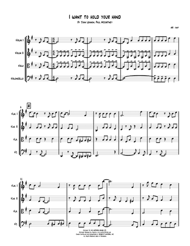 I Want To Hold Your Hand (arr. HART)