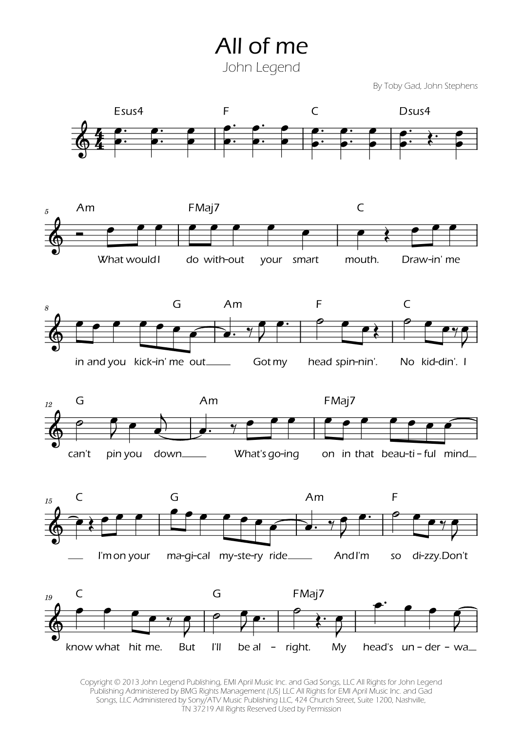All Of Me (arr. Ygor Nunes)