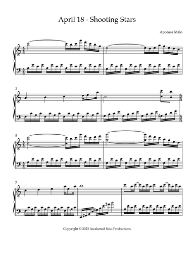 April 18 - Shooting Stars