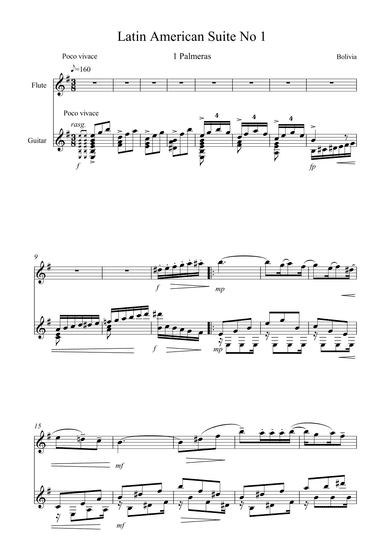 Latin American Suite No. 1 (arr. Michael James REGAN)