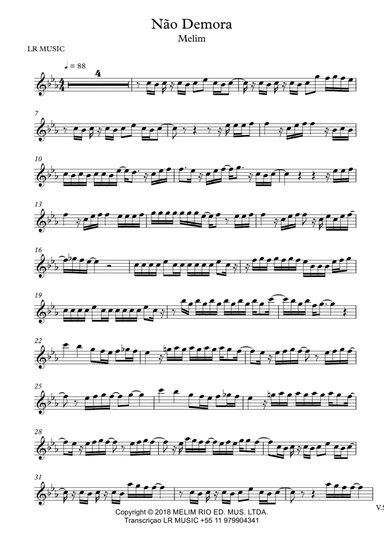 Nao Demora (arr. Lucas Rocha)