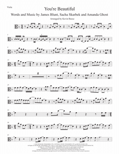 You're Beautiful (arr. Kevin Busse)