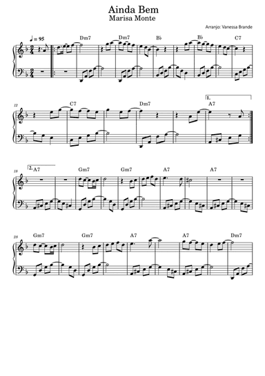 Ainda Bem (arr. Vanessa Brande)