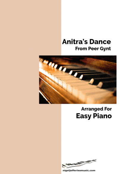 Grieg's 'Anitra's Dance' (from Peer  Gynt) arranged for easy piano (arr. Nigel Jefferies)