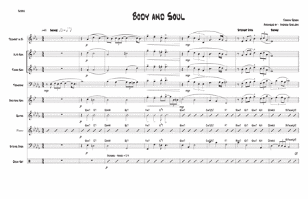Body And Soul (arr. Arr. Andrew Sheldon)