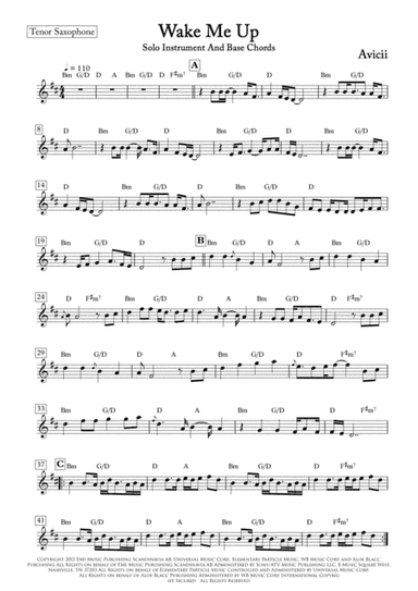 Wake Me Up (arr. ACT Bortolucci)