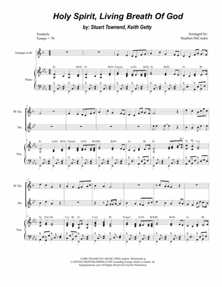 Holy Spirit, Living Breath Of God (arr. Stephen DeCesare)