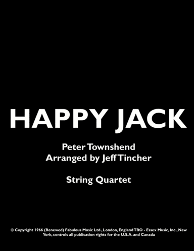 Happy Jack (arr. Jeff Tincher)