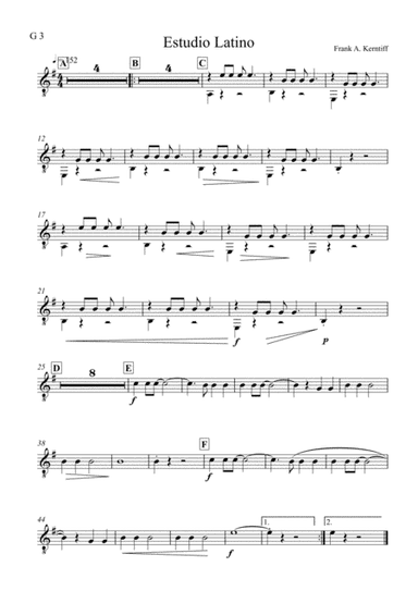 Estudio Latino Guitar 3 part