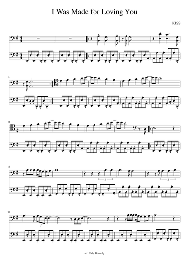 I Was Made For Lovin' You (arr. Cathy Donnelly)