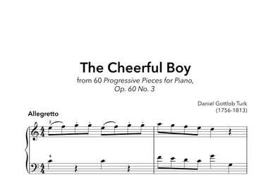 Cheerful Boy, Op. 60 No. 3 (arr. Sidewalk Labs)