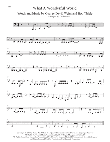 What A Wonderful World (arr. Kevin Busse)