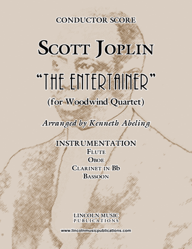 Joplin - "The Entertainer" (for Woodwind Quartet) (arr. Kenneth Abeling)