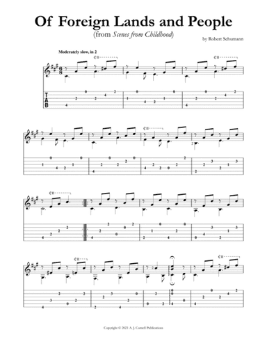 Of Foreign Lands and People (from Scenes from Childhood) (arr. Mark Phillips)
