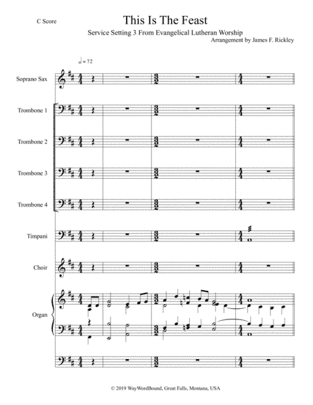 This Is The Feast (arr. James F. Rickley)
