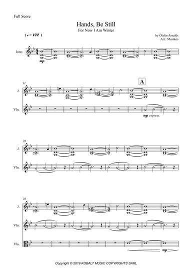 Hands Be Still (arr. Musikeo)
