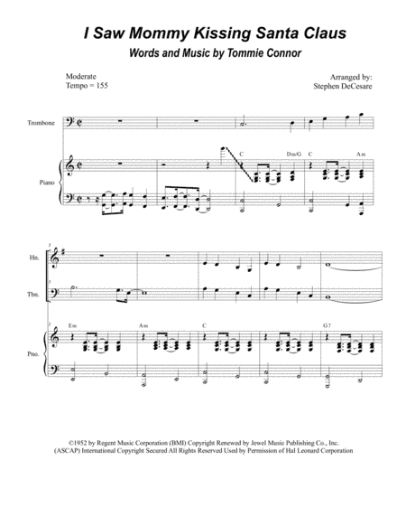 I Saw Mommy Kissing Santa Claus (arr. Stephen DeCesare)