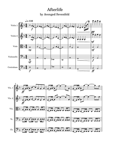 Afterlife (arr. Anya Alston)