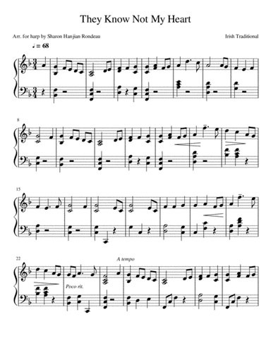 They Know Not My Heart (arr. Sharon Hanjian Rondeau)