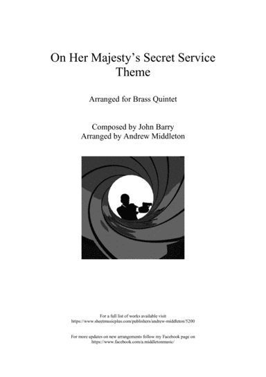 On Her Majesty's Secret Service - Theme (arr. Andrew Middleton)