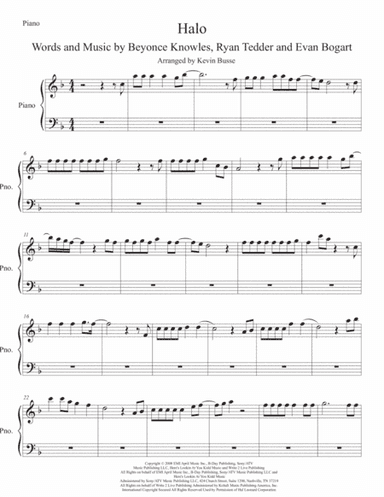 Halo (arr. Kevin Busse)