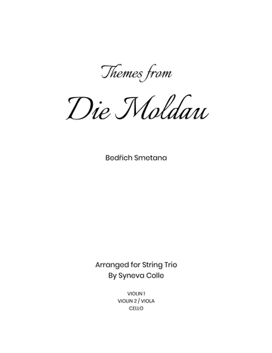 Themes from Die Moldau (arr. Syneva Colle)