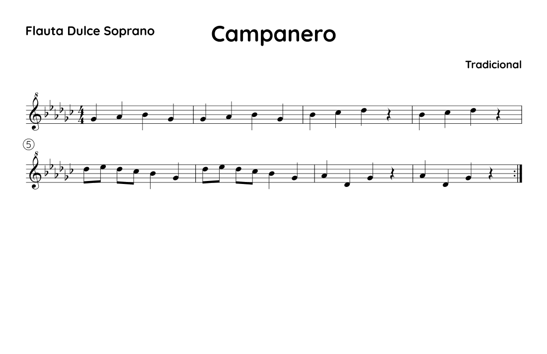 Campanero - Gb (arr. SUZUME)