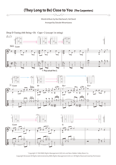 (they Long To Be) Close To You (arr. Daisuke Minamizawa)