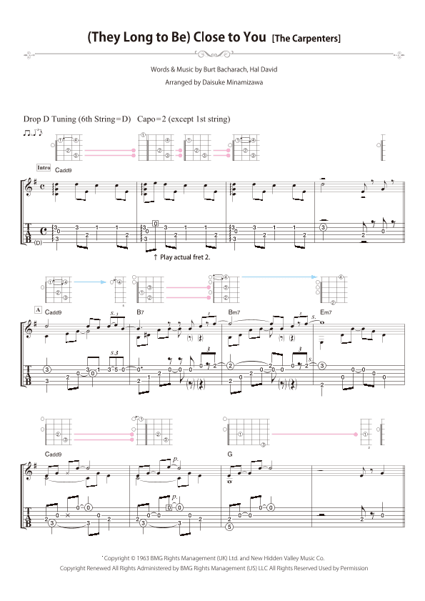 (they Long To Be) Close To You (arr. Daisuke Minamizawa)