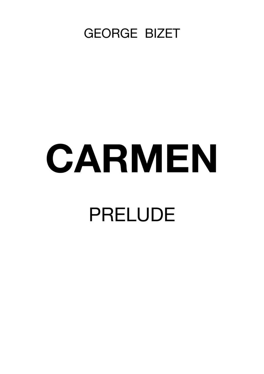 Carmen (arr. Aleksander Gref vel Alex Sanders)