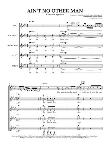 Ain't No Other Man (arr. Kyle McTavish)