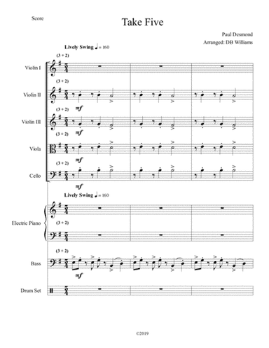 Take Five (arr. DB Williams)