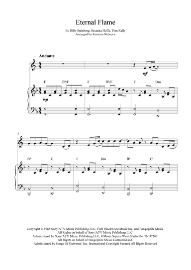 Eternal Flame (arr. Kaiserin Rebecca)