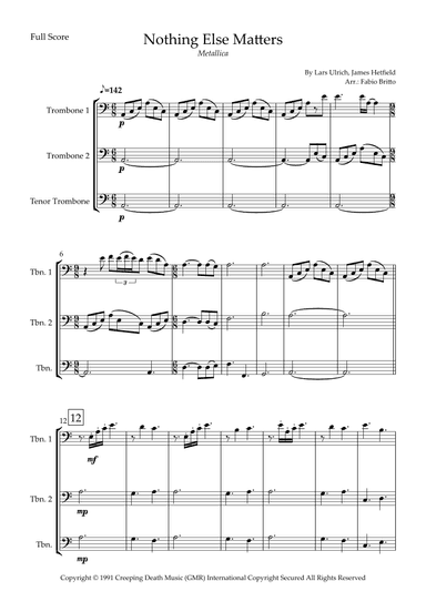 Nothing Else Matters (arr. Fabio Britto)