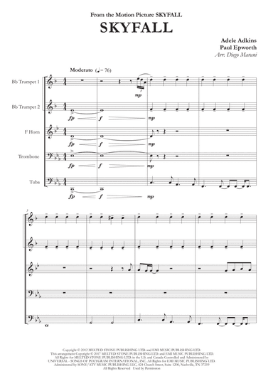 Skyfall (arr. Diego Marani)
