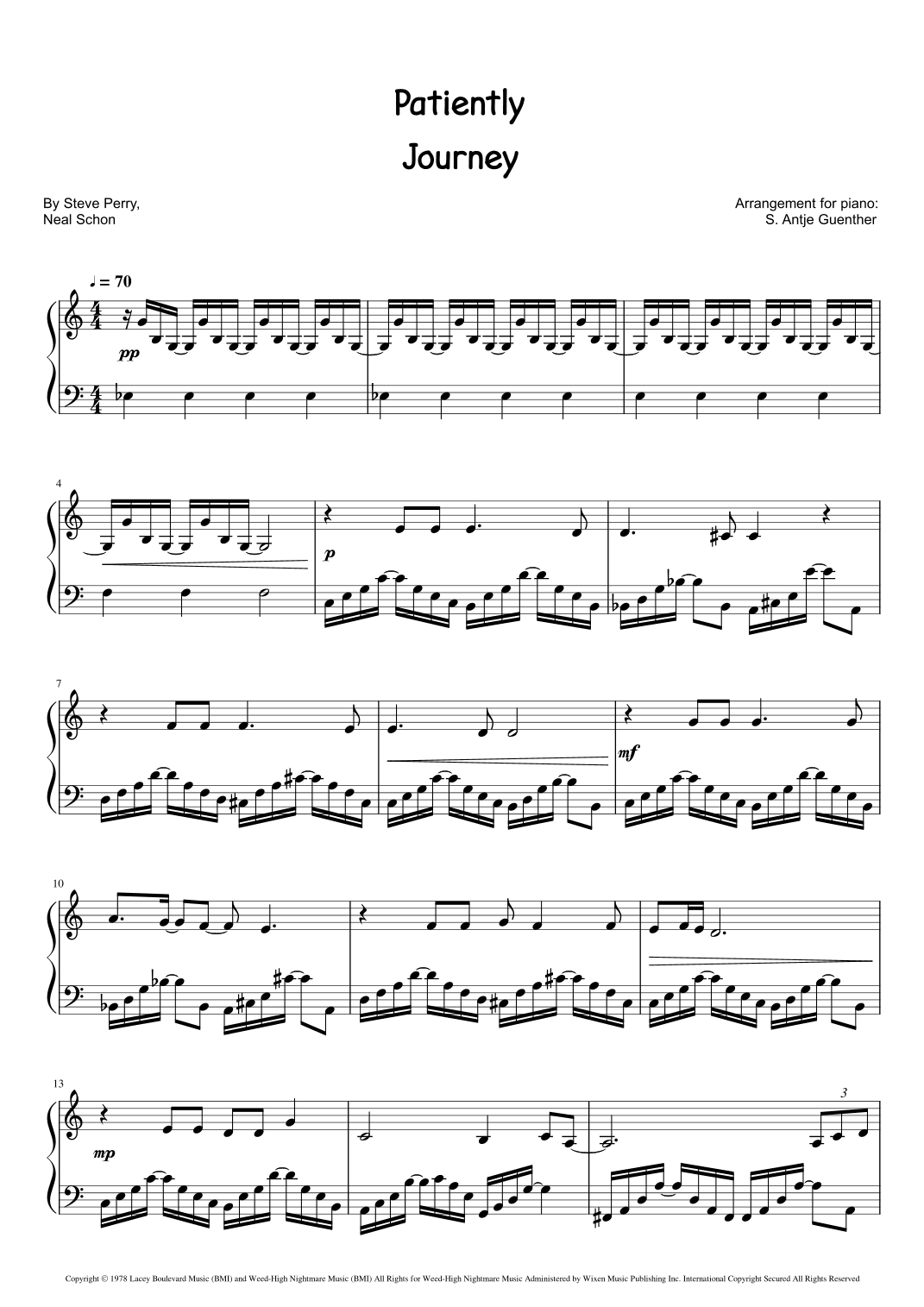 Patiently (arr. Antje Günther)