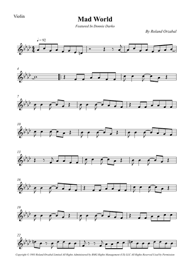 Mad World (arr. Wesley S. SIlva)