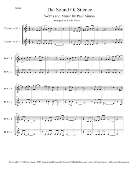 The Sound Of Silence (arr. Kevin Busse)
