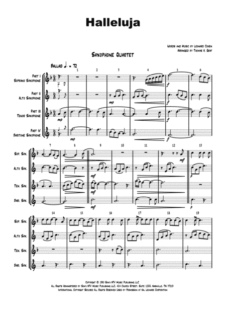 Hallelujah (arr. Thomas H. Graf)