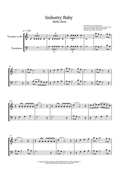 Industry Baby (arr. Rebeca Goncalves)
