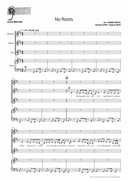 No Roots (arr. Ruben Smits)