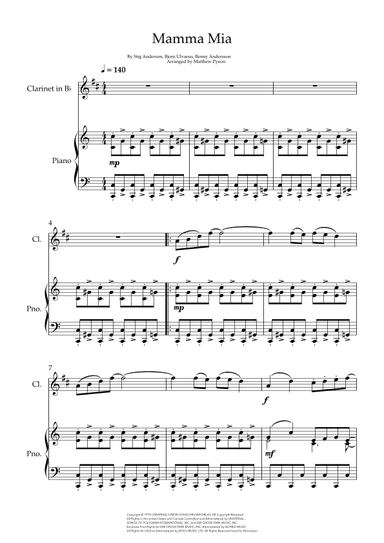 Mamma Mia (arr. Matthew pyeon)