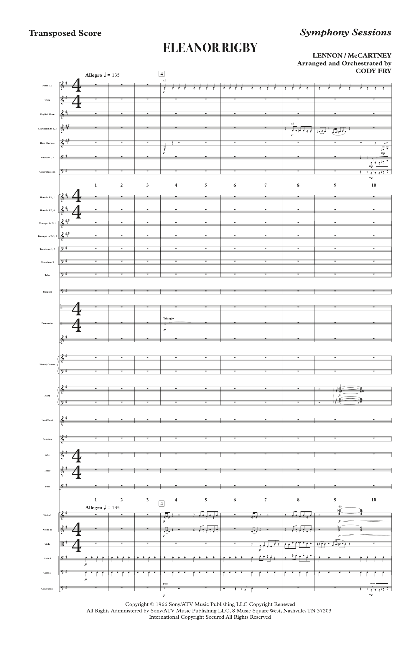 Eleanor Rigby (arr. Cody Fry)