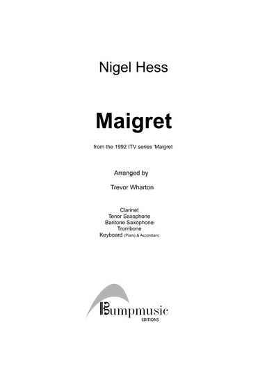 Maigret (arr. Trevor Wharton)
