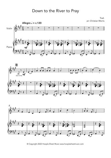 Down to the River to Pray (Rock Style) (arr. Christian Morris)